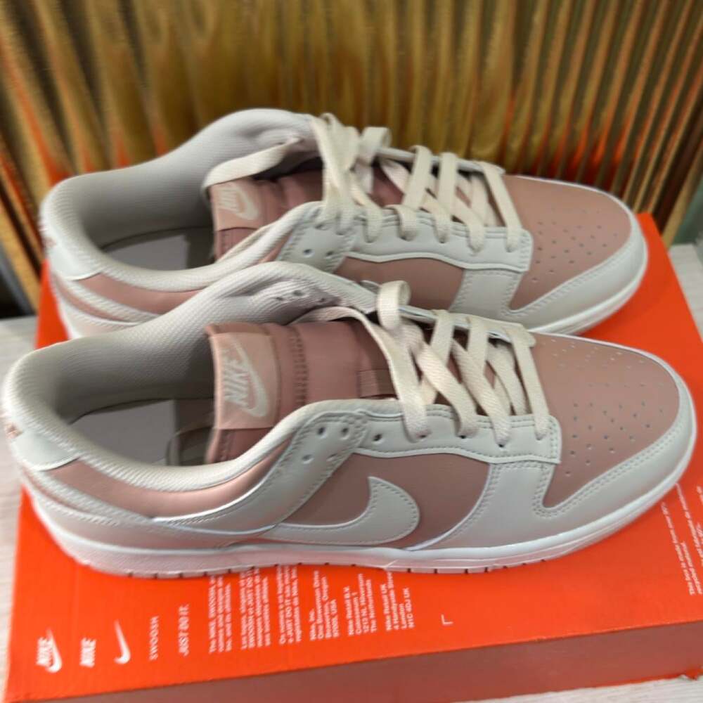 Nike Dunk Low Particle Pink Rosewood Women’s Sneakers – Size 11 - Picture 7 of 8